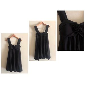 Black bubble dress